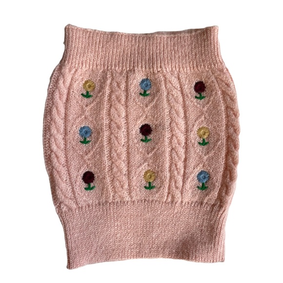 Zara Knit Embroidered Tube Top NEW - Picture 5 of 7